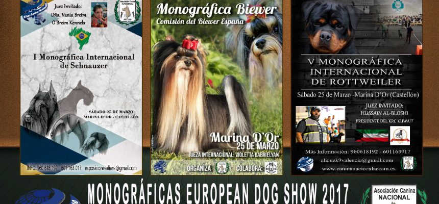 Resultados Monográficas Biewer, Schnauzer y Rottweiler European Dog Show Marina d´Or 2017 Resultados Monográficas Biewer, Schnauzer y Rottweiler European Dog Show Marina d´Or 2017