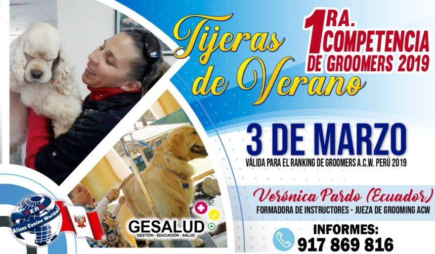 Competición de Groomers y Seminario-taller "Tijeras de verano" ACW Perú